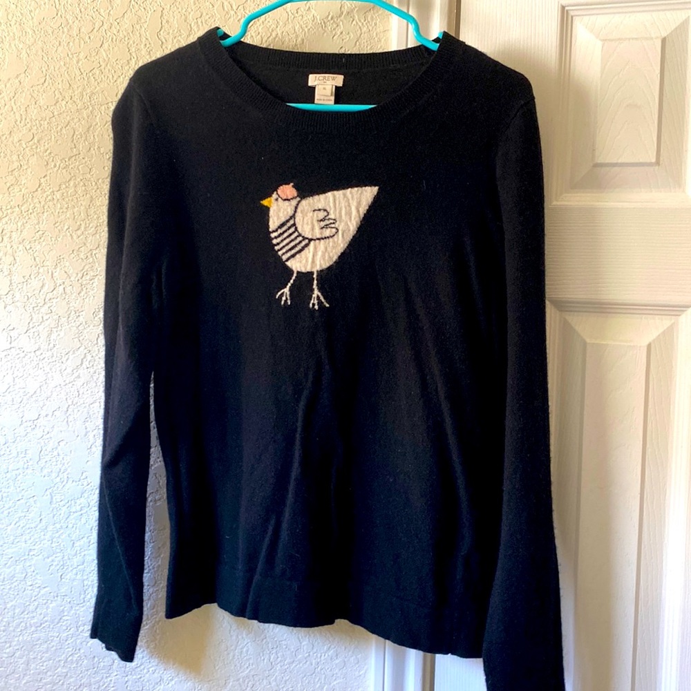J Crew Bird Sweater XL